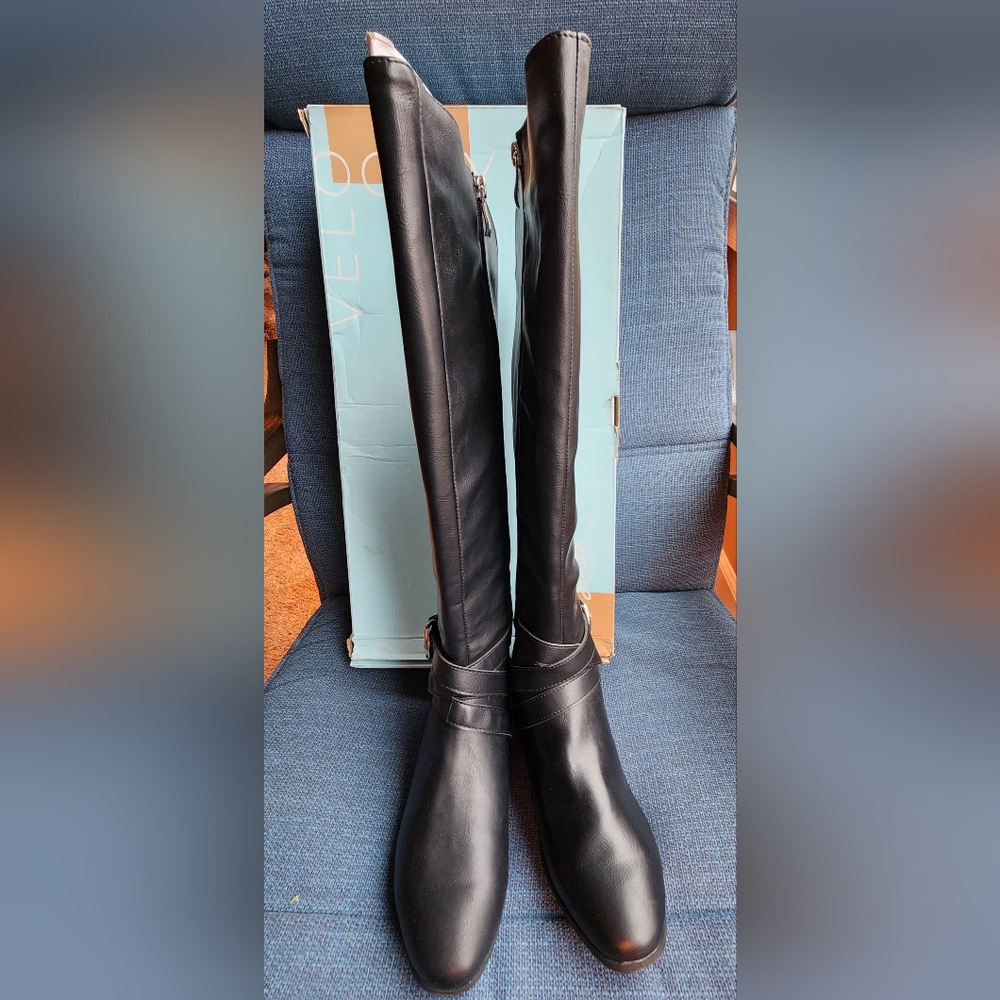 Life Stride Oakley Tall Boots Black size 8W - Picture 5 of 10